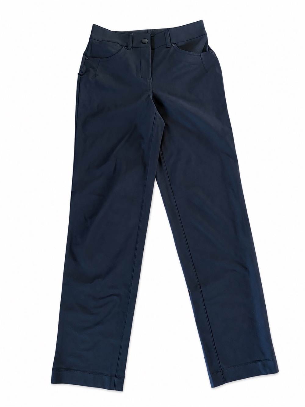 Lululemon Women’s Black Stretch Trouser Pants Size 24 Straight Leg